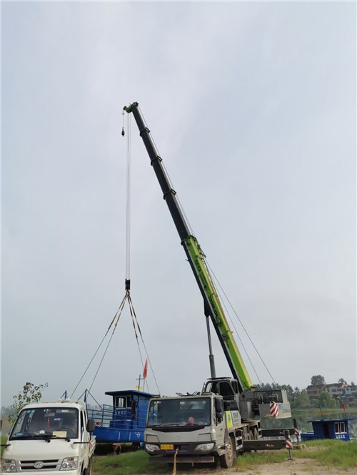 向阳区桥梁建设吊装案例